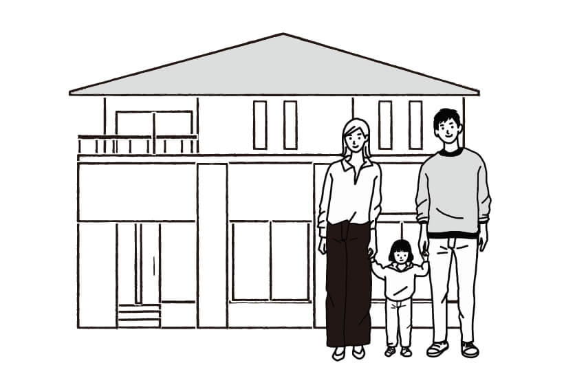 お家のお引き渡しをします