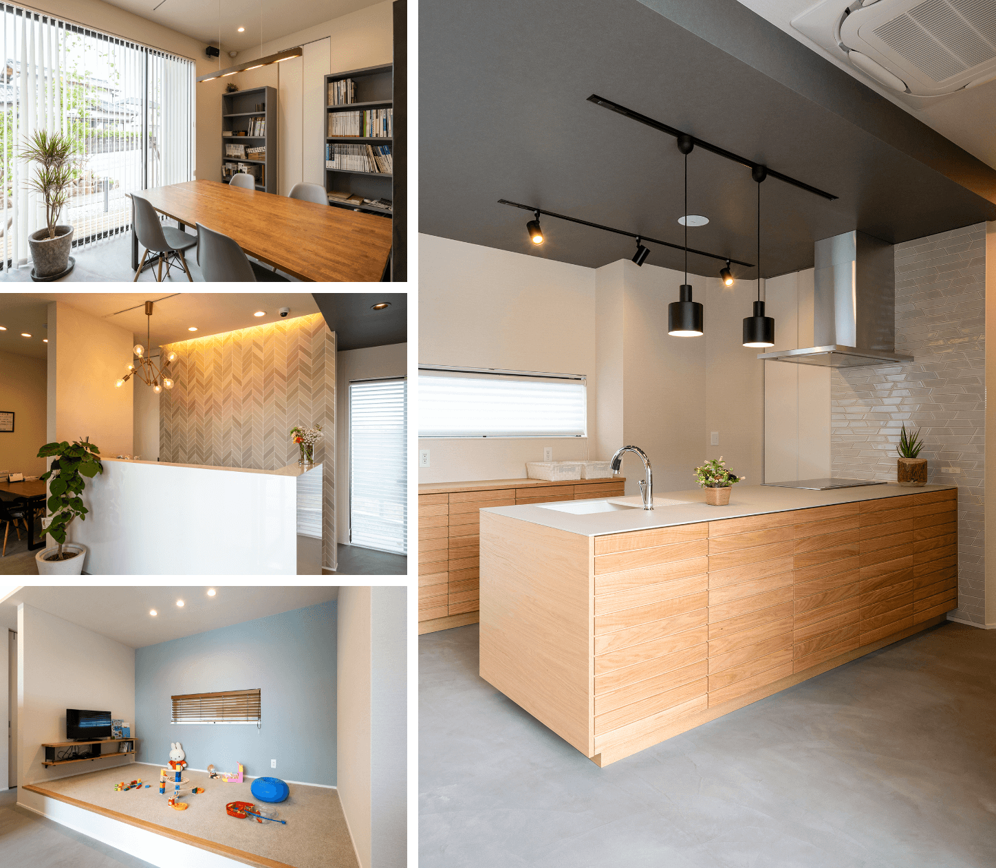 モデルキッチンを見て触れられるコミュニケーションスペース