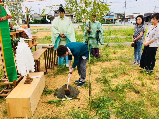 地鎮祭　解体お祓い