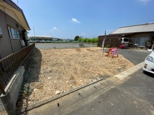 浜松市北区根洗町　建築条件付き土地　解体工事完了