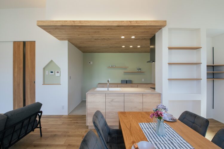 あたたかさを感じる平屋の家